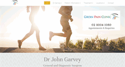 Desktop Screenshot of groinpainclinic.com.au
